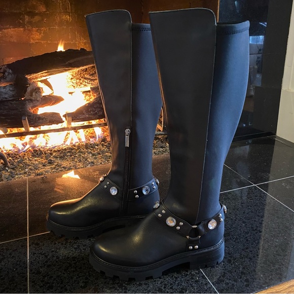 Karl Lagerfeld Milla Tall Pull On Boot SZ 7 or 9 or 9.5 NEW - Picture 4 of 11